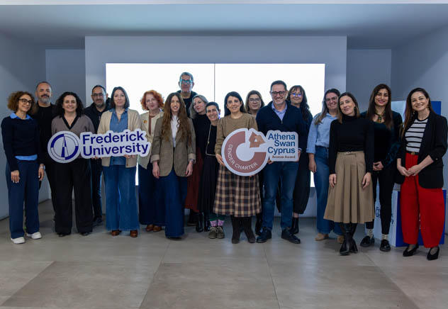 Athena Swan Bronze Award Frederick University 2026 group photo