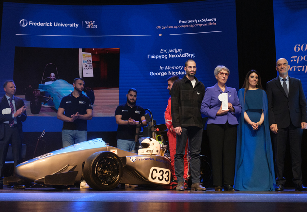 Frederick University 60 years celebration George Nicolaides in memory award 2026